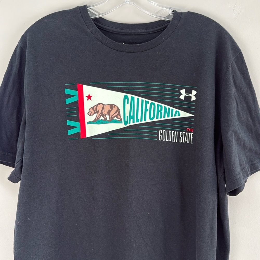 *Like New* UnderArmour California“The Golden State” Men’s Tee-Rich Black- Size L